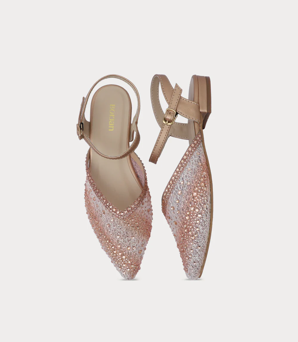 Women Sling Back-PEACH - Image 4