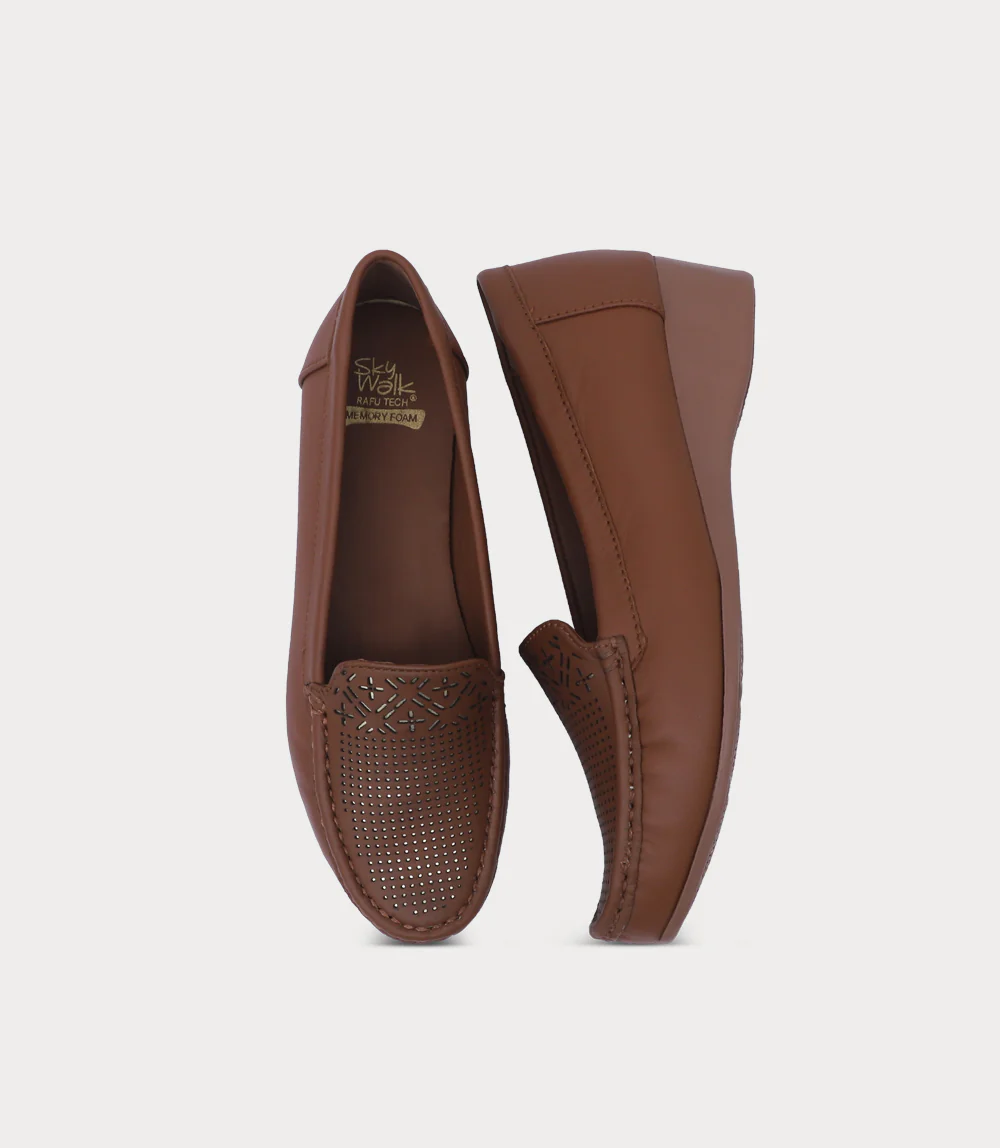Women Moccasin-TAN - Image 4