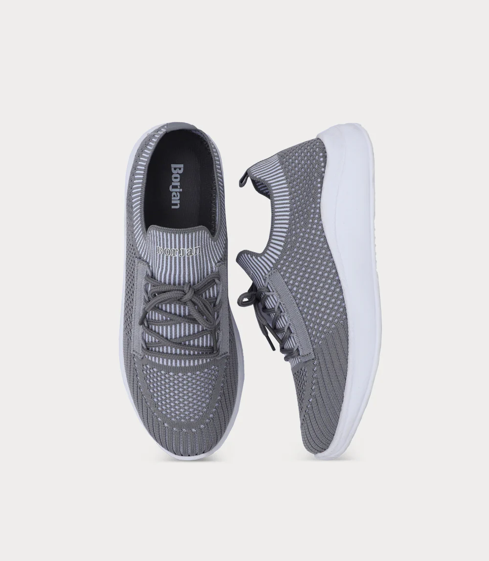 Women Sneakers-GREY - Image 4