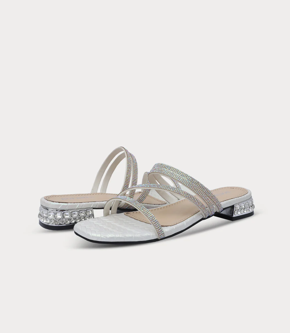 Women Slipper Heels-IVORY - Image 3