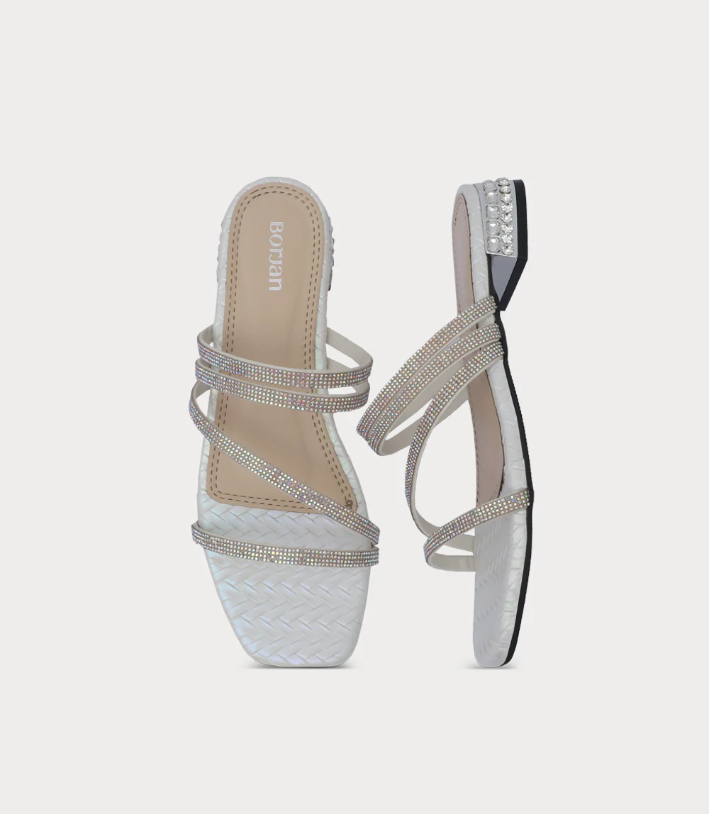 Women Slipper Heels-IVORY - Image 4