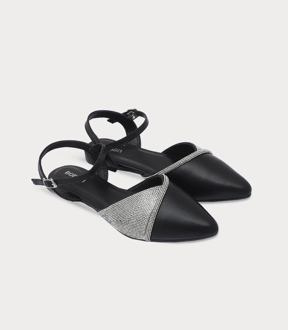 Women Sling Back-BLACK - Image 2