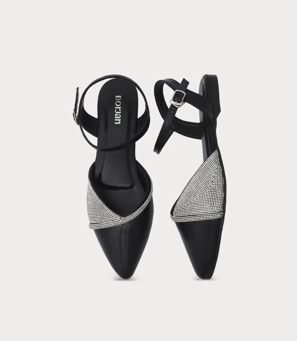 Women Sling Back-BLACK - Image 4