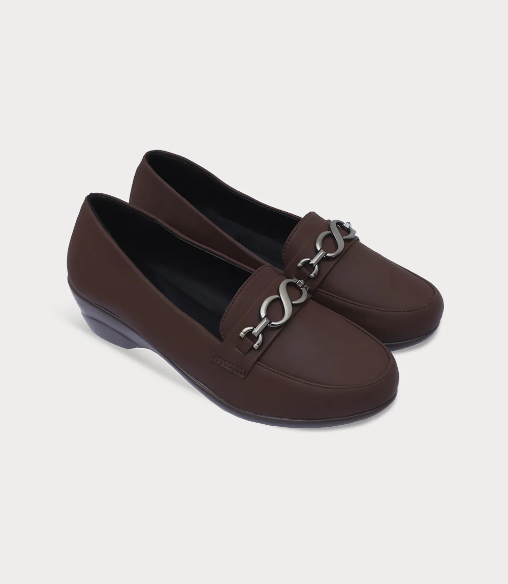 Women Moccasin-DARK BROWN - Image 2