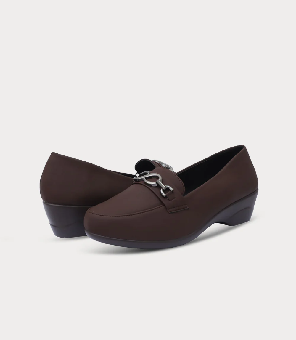 Women Moccasin-DARK BROWN - Image 3