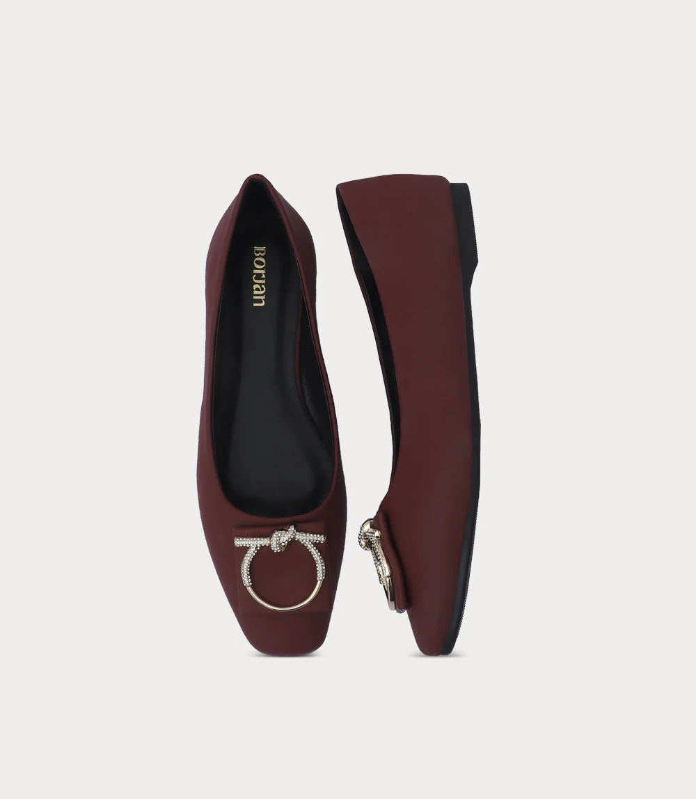 Women Ballerina-MAROON - Image 4