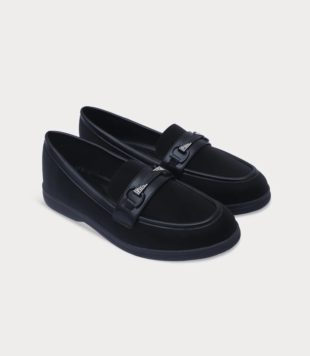 Women Moccasin-BLACK - Image 2