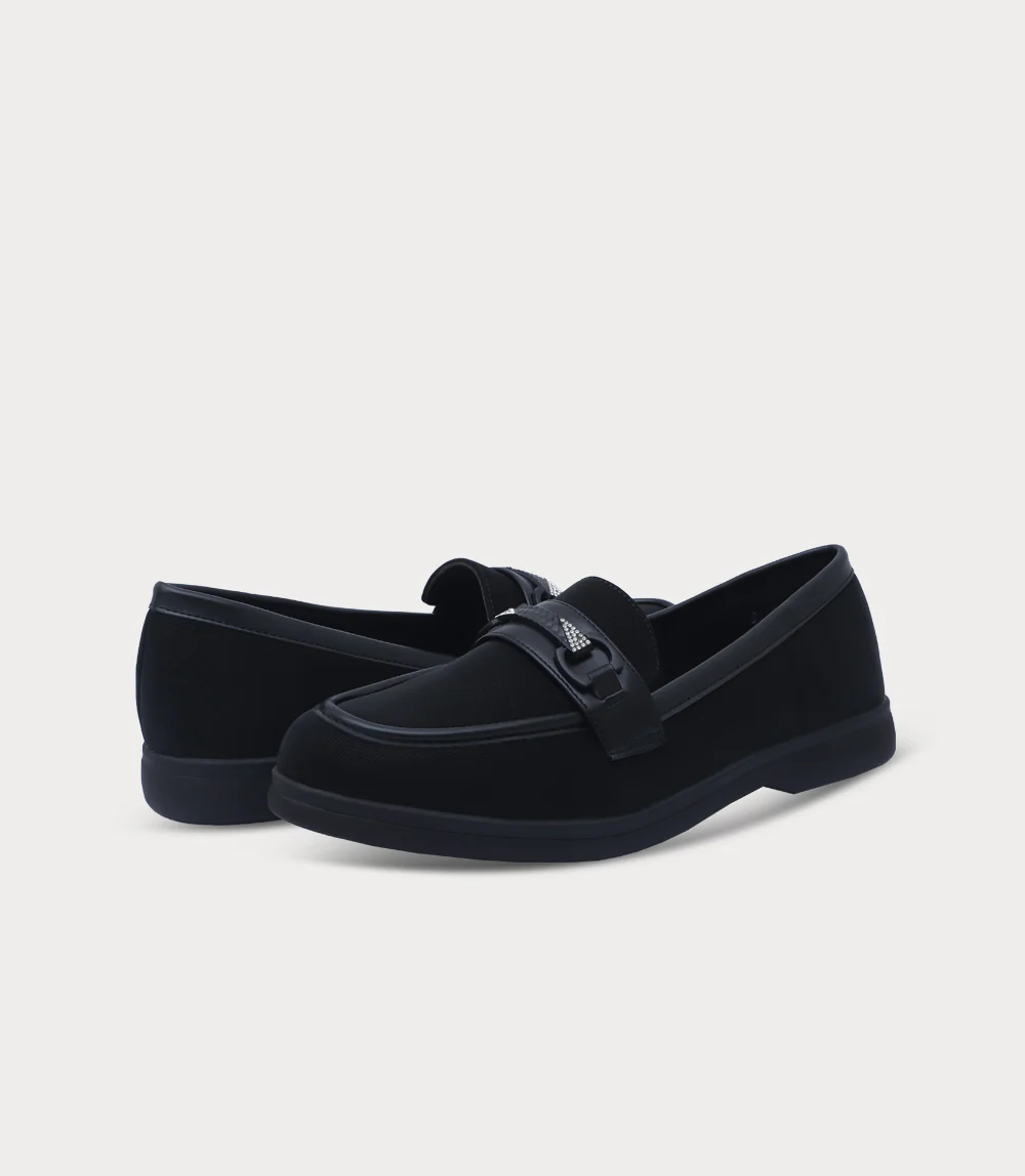 Women Moccasin-BLACK - Image 3