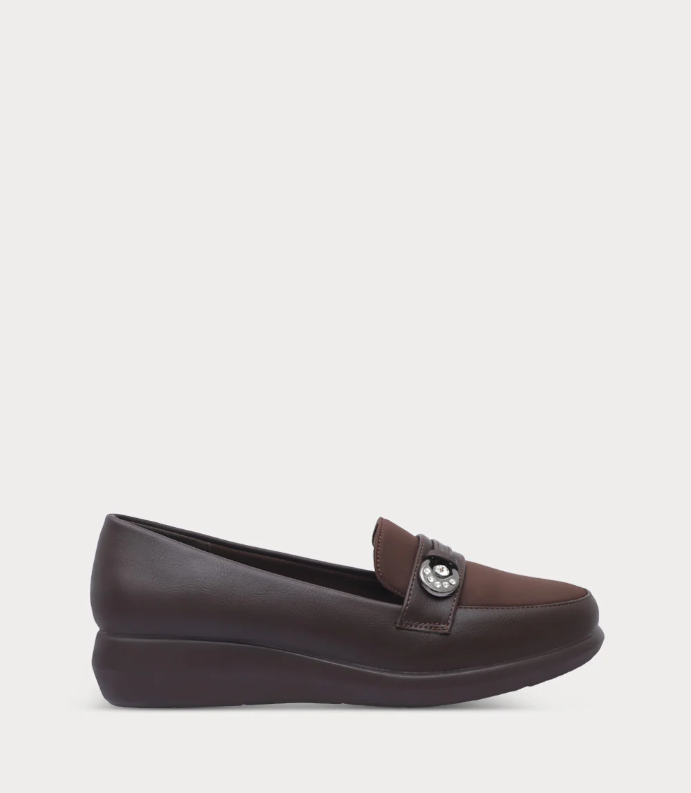 Women Moccasin-BROWN