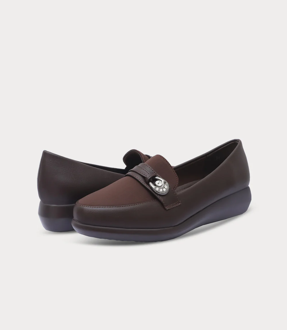 Women Moccasin-BROWN - Image 3