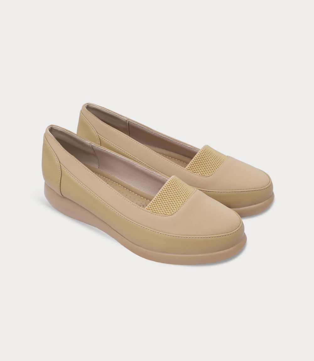 Women Moccasin-BEIGE - Image 2