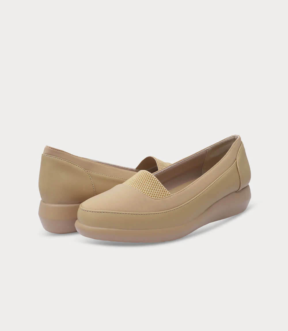 Women Moccasin-BEIGE - Image 3