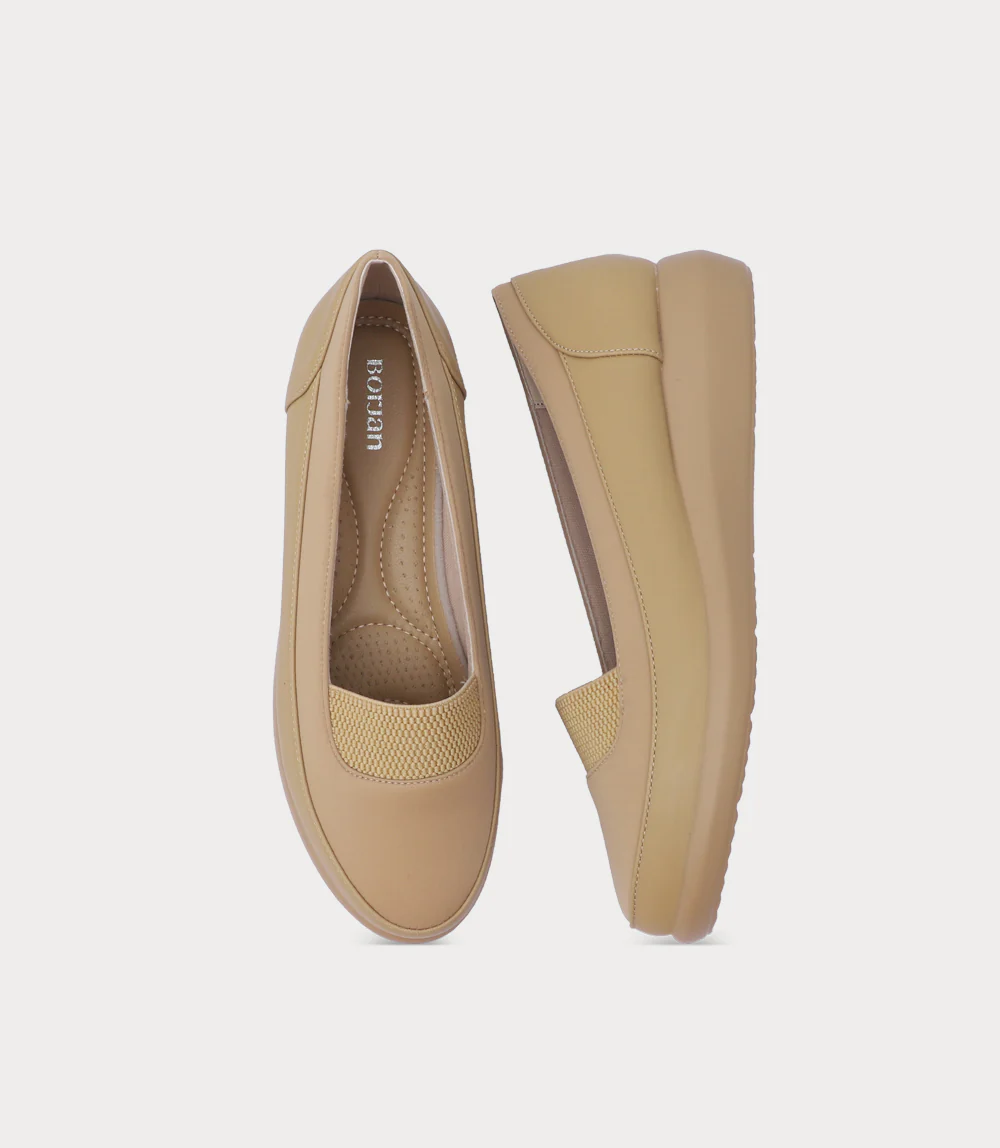 Women Moccasin-BEIGE - Image 4