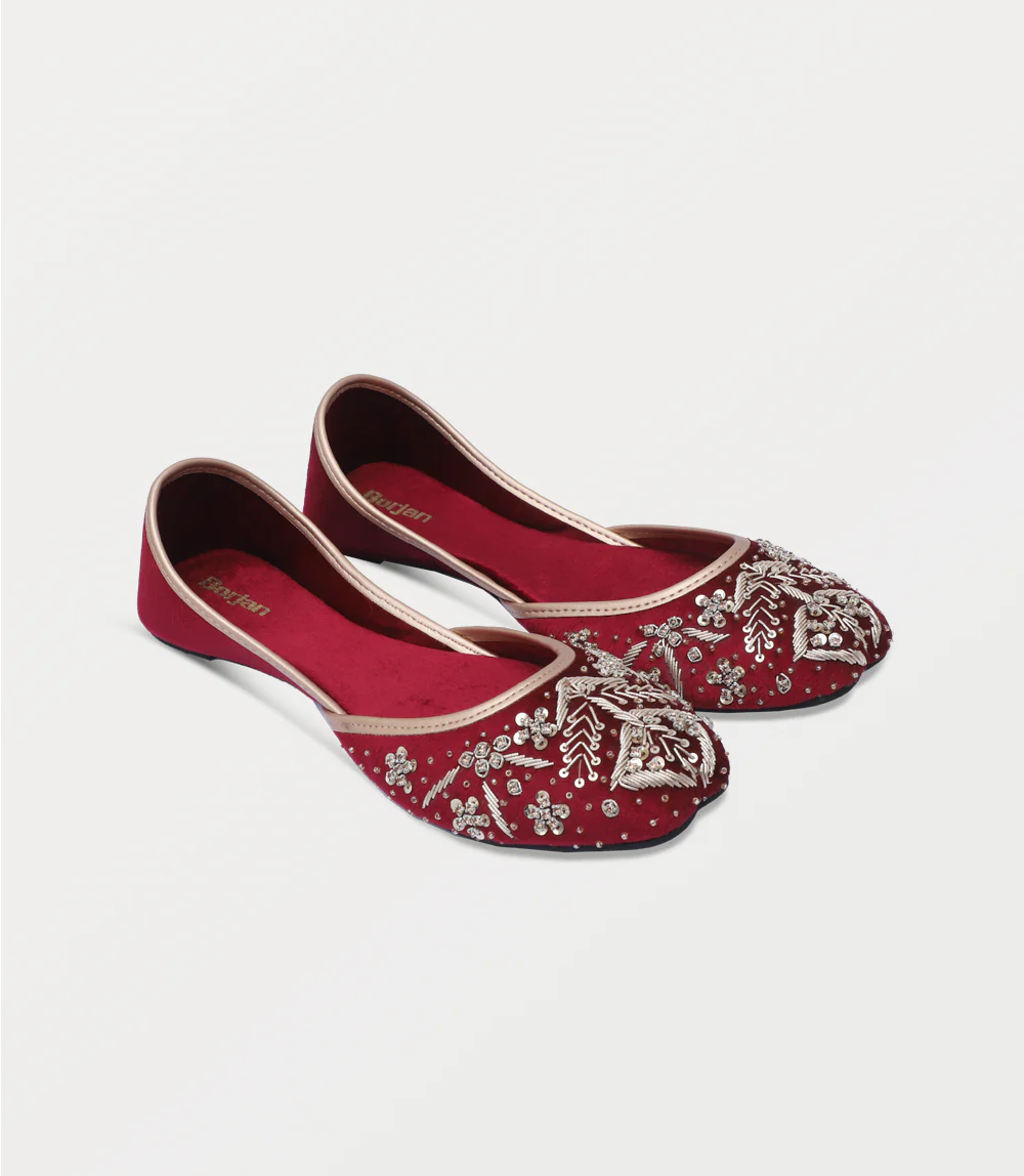Women Khussa-MAROON - Image 2
