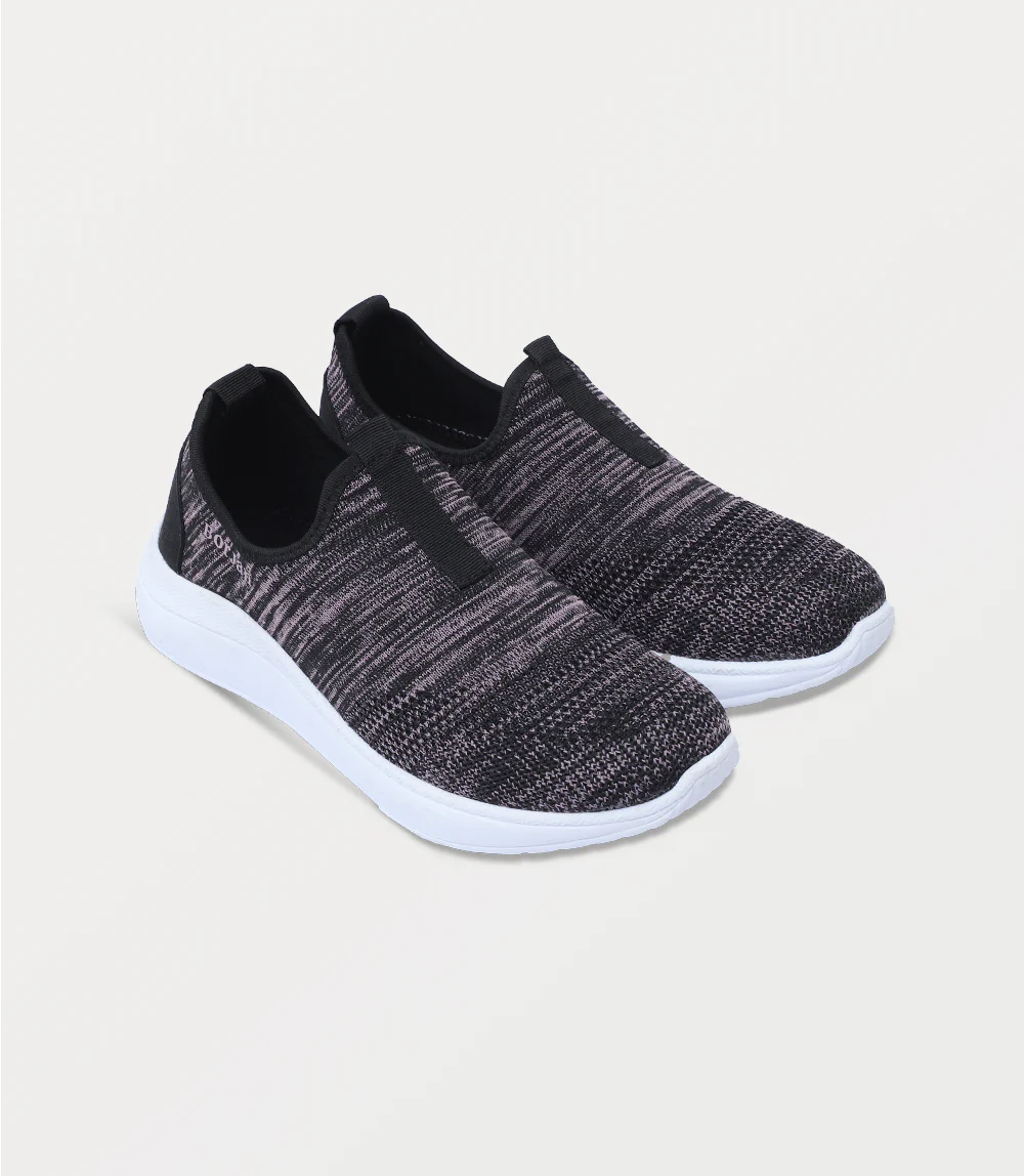 Women Sneakers-BLACK - Image 2