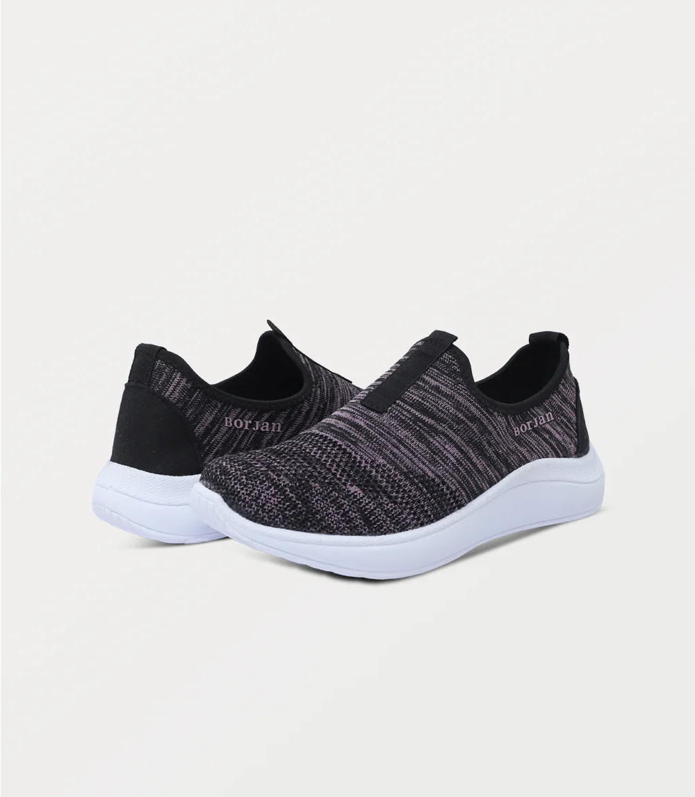Women Sneakers-BLACK - Image 3