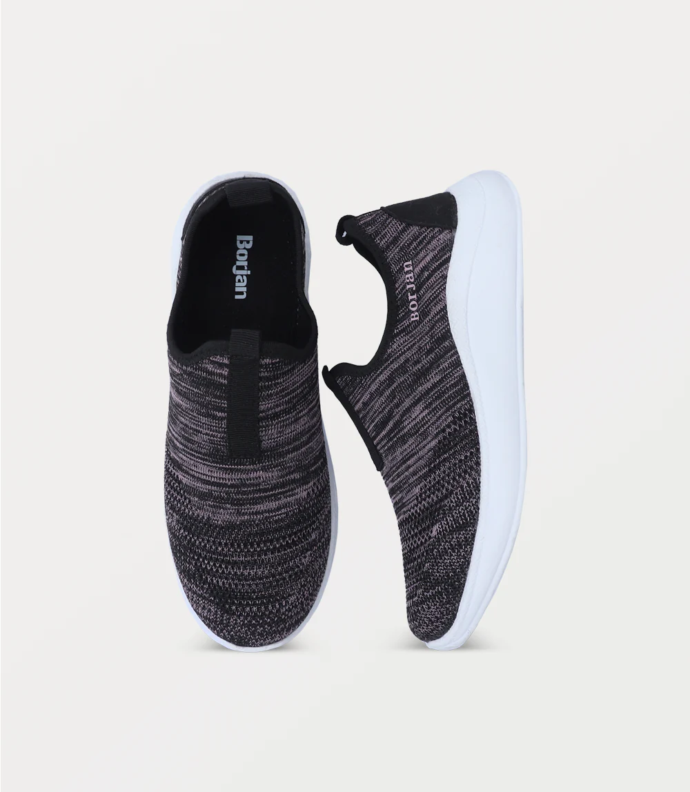 Women Sneakers-BLACK - Image 4