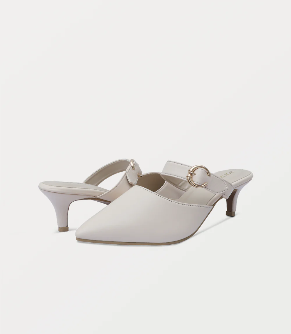 Women Mule-IVORY - Image 3