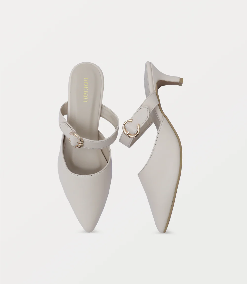 Women Mule-IVORY - Image 4