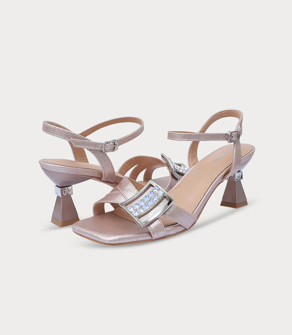 Women Sandal Heels-PINK - Image 3