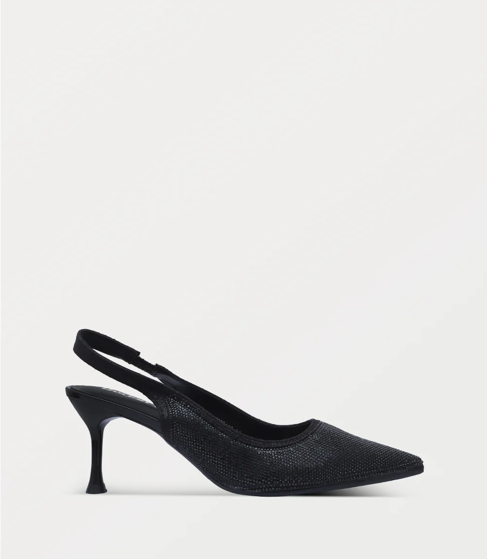 Women Sling Back-BLACK