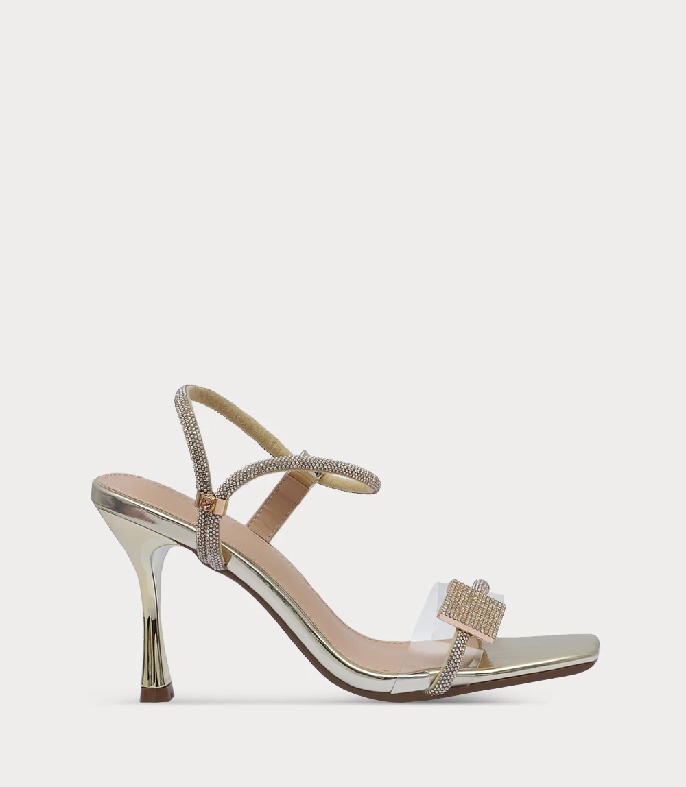 Women Sandal Heels-GOLD