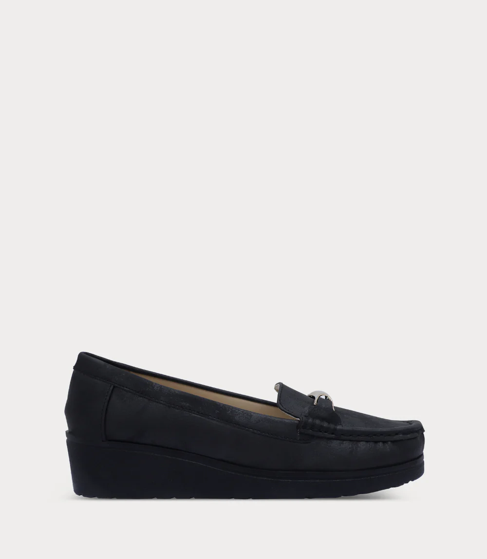 Women Moccasin-BLACK