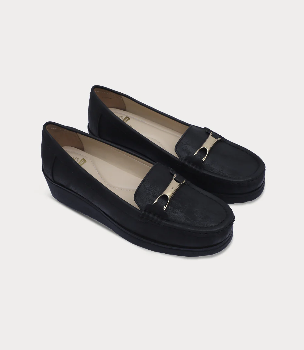 Women Moccasin-BLACK - Image 2