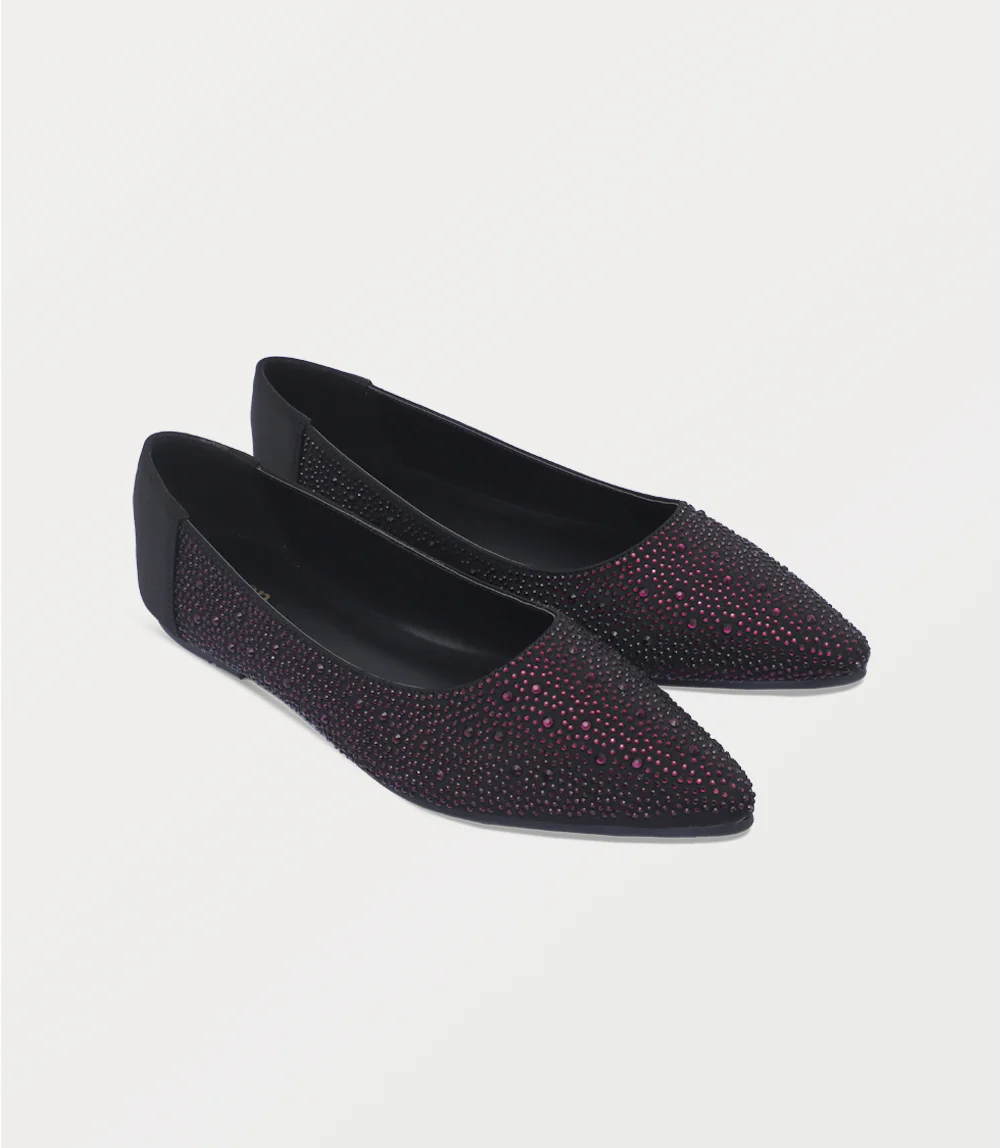 Women Ballerina-PLUM - Image 2