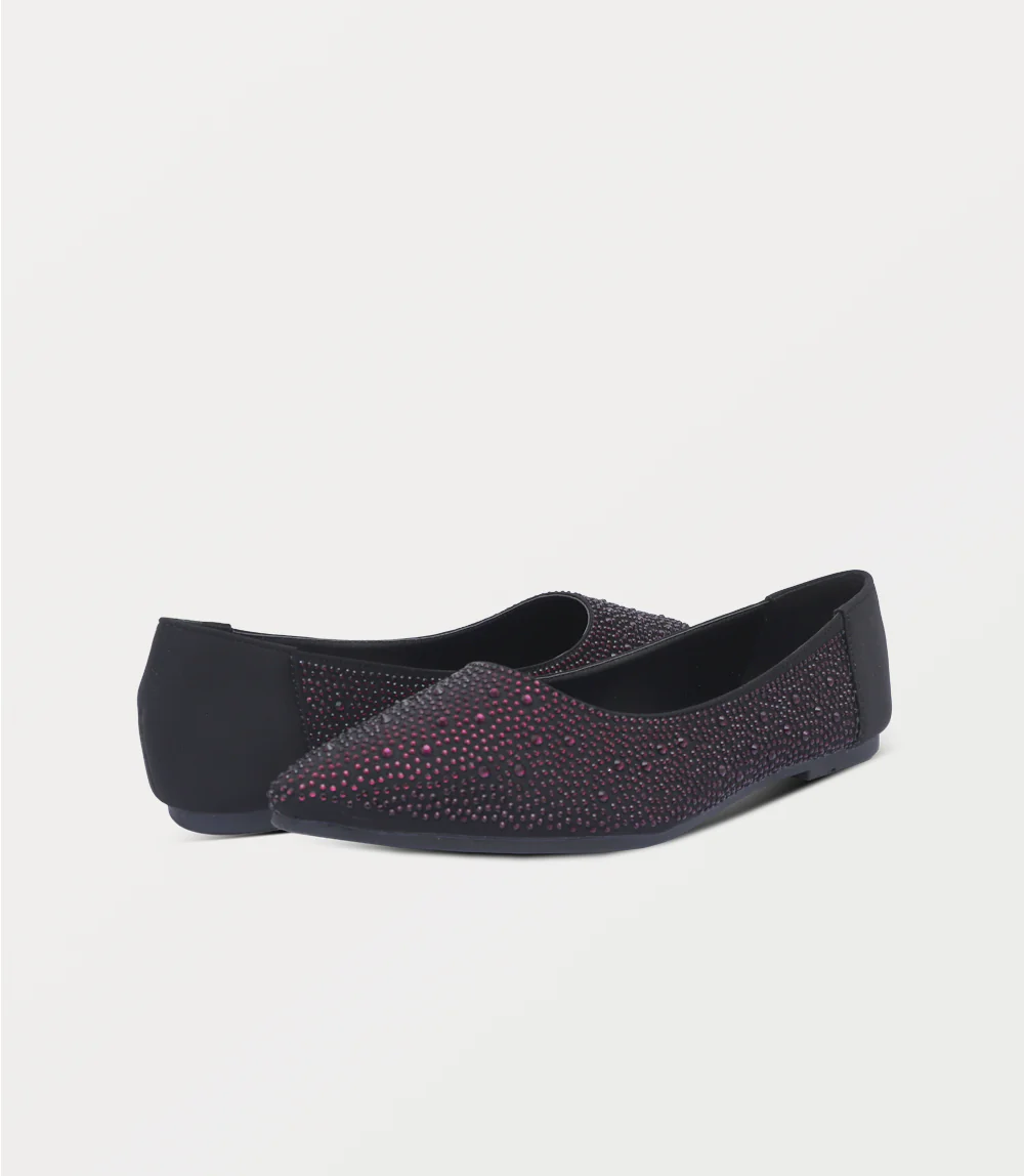 Women Ballerina-PLUM - Image 3