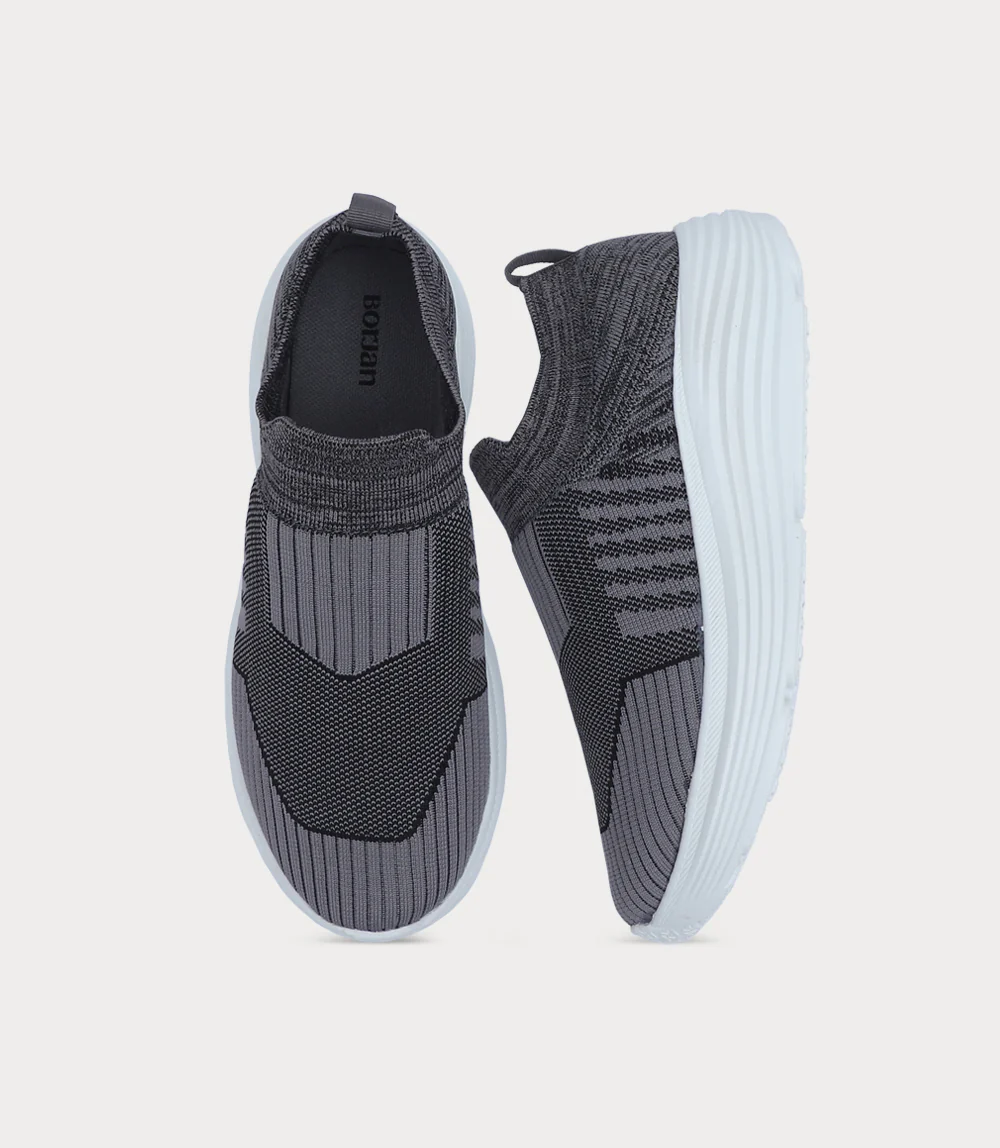 Women Sneakers-GREY - Image 4