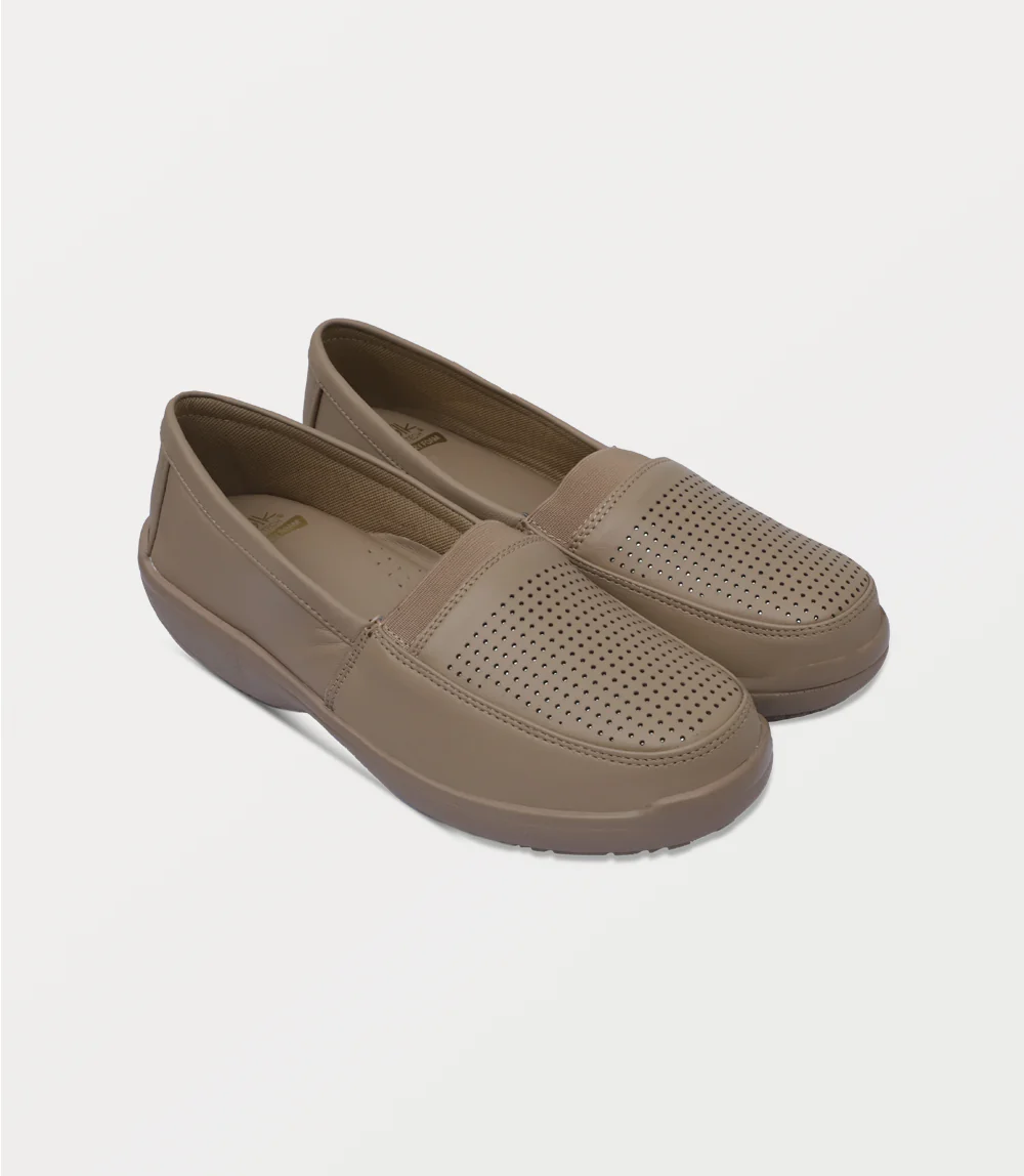 Women Moccasin-BEIGE - Image 2