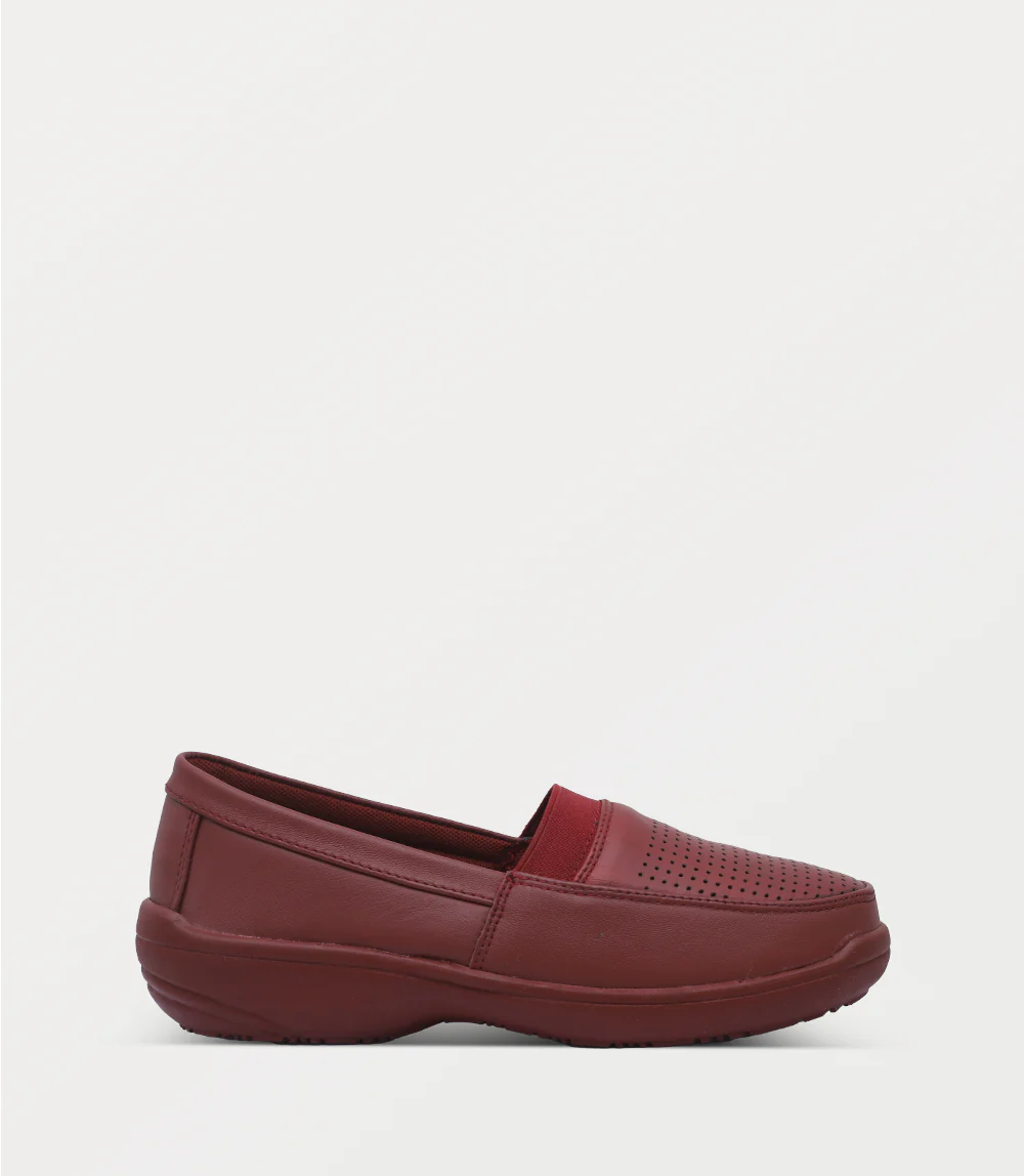 Women Moccasin-MAROON