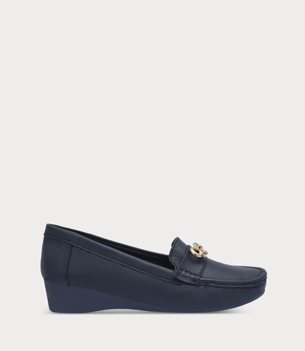 Women Moccasin-NAVY