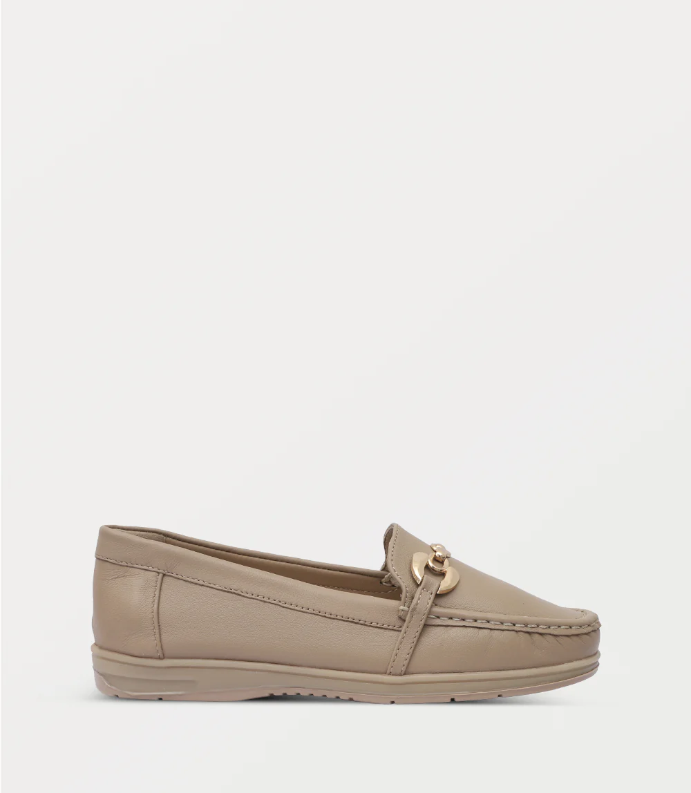 Women Moccasin-BEIGE