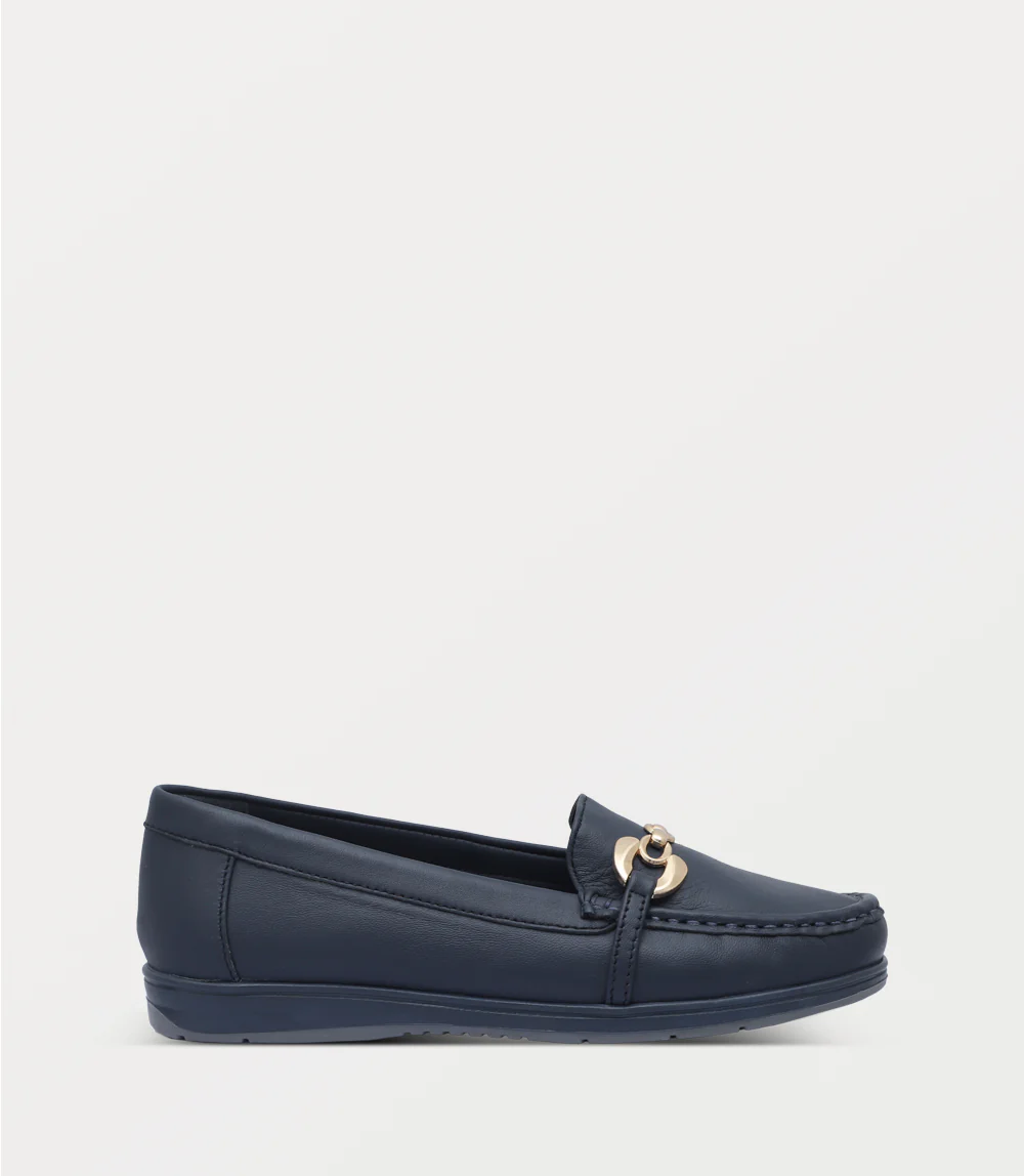 Women Moccasin-NAVY