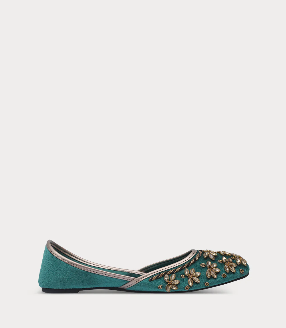 Women Khussa-EMERALD