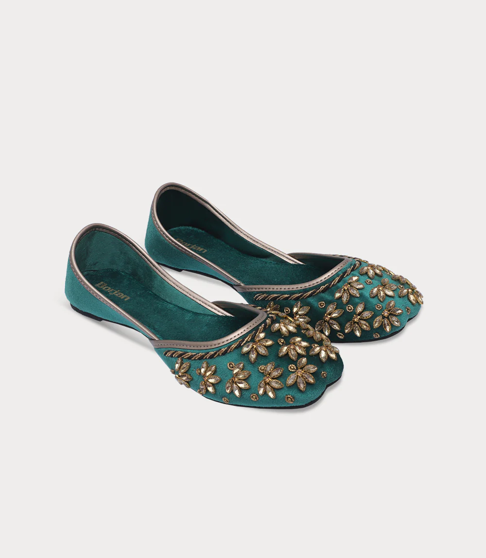 Women Khussa-EMERALD - Image 2