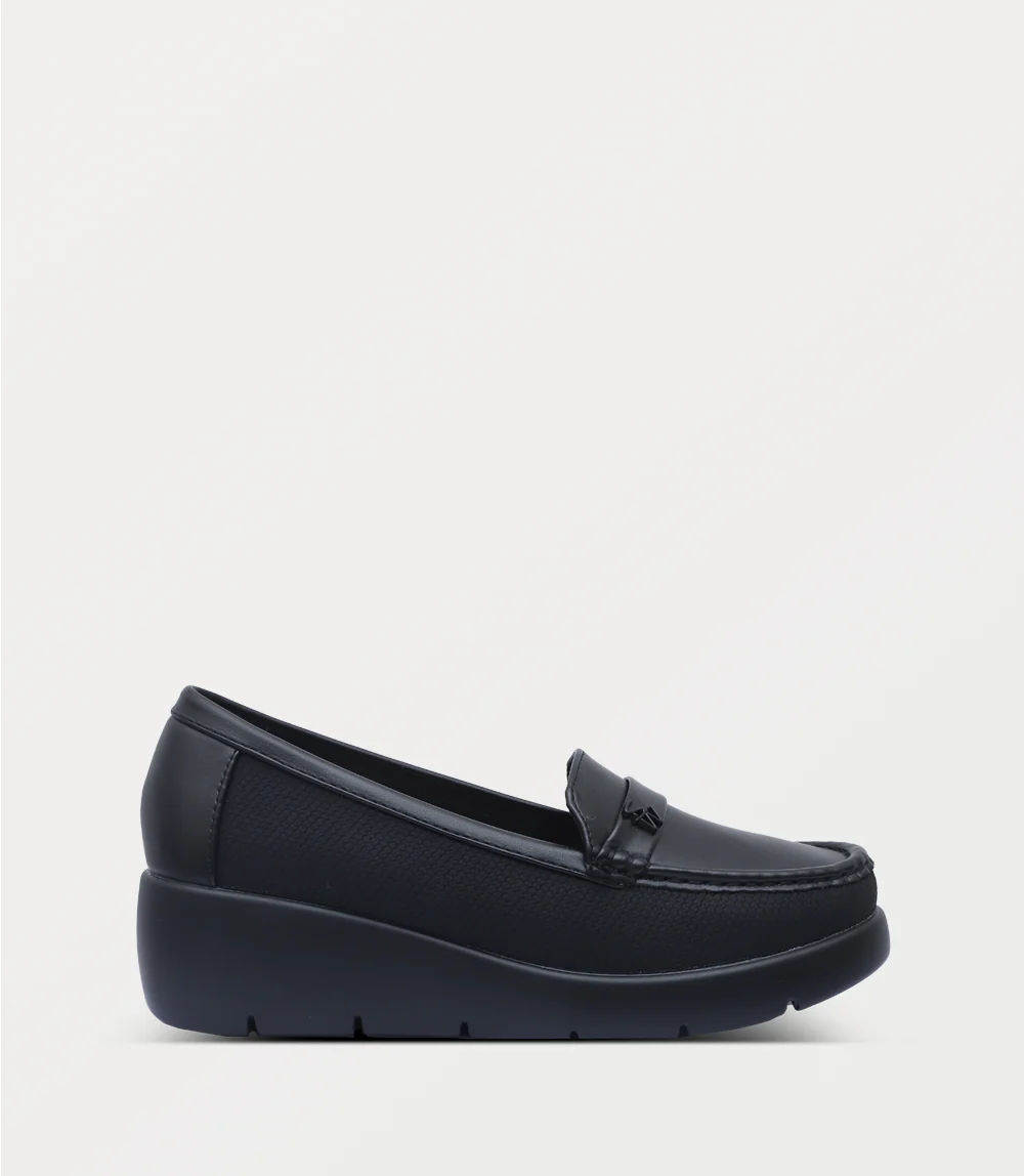 Women Moccasin-BLACK