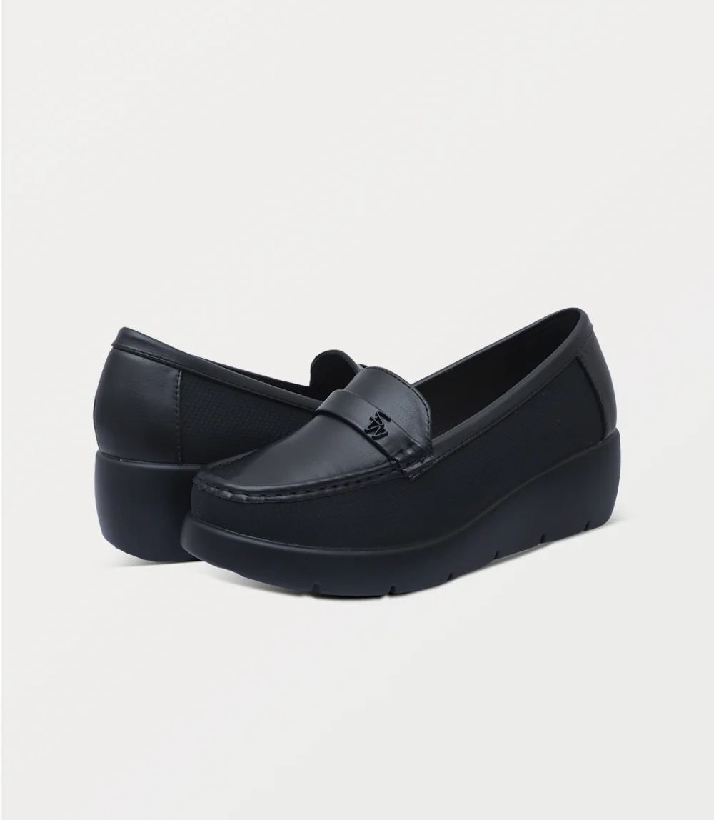 Women Moccasin-BLACK - Image 3