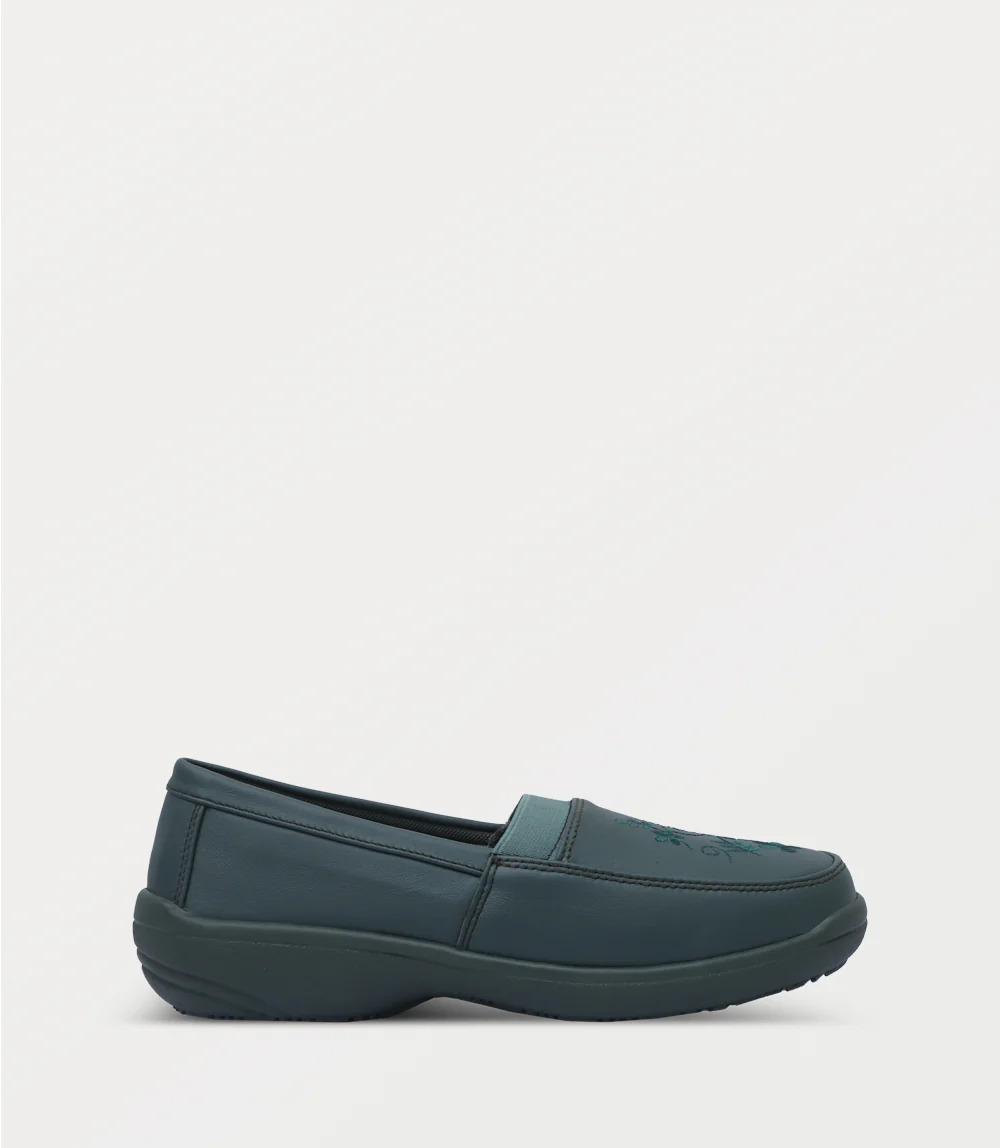 Women Moccasin-GREEN