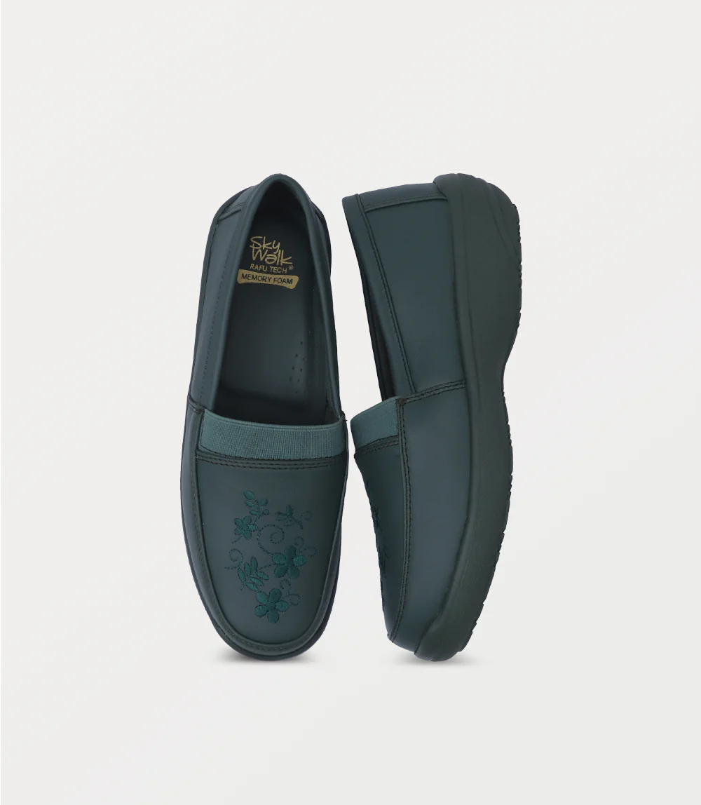 Women Moccasin-GREEN - Image 4