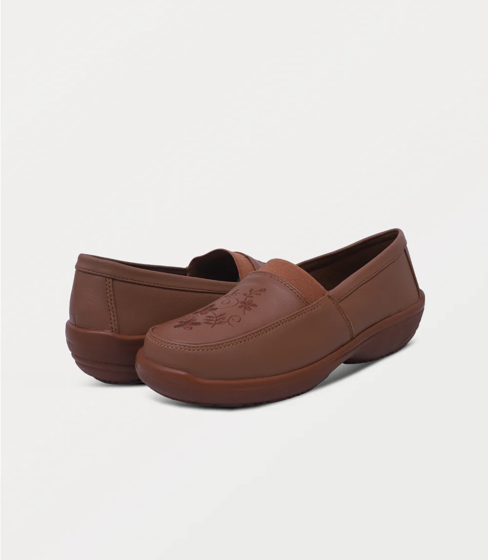 Women Moccasin-TAN - Image 3