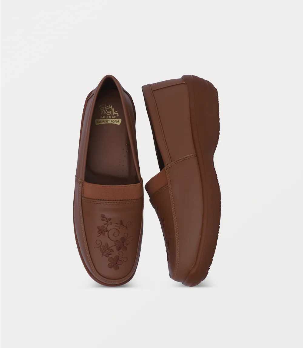 Women Moccasin-TAN - Image 4