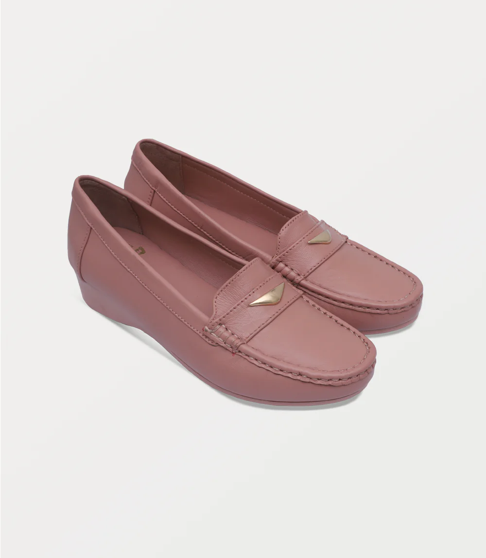Women Moccasin-TAN - Image 2