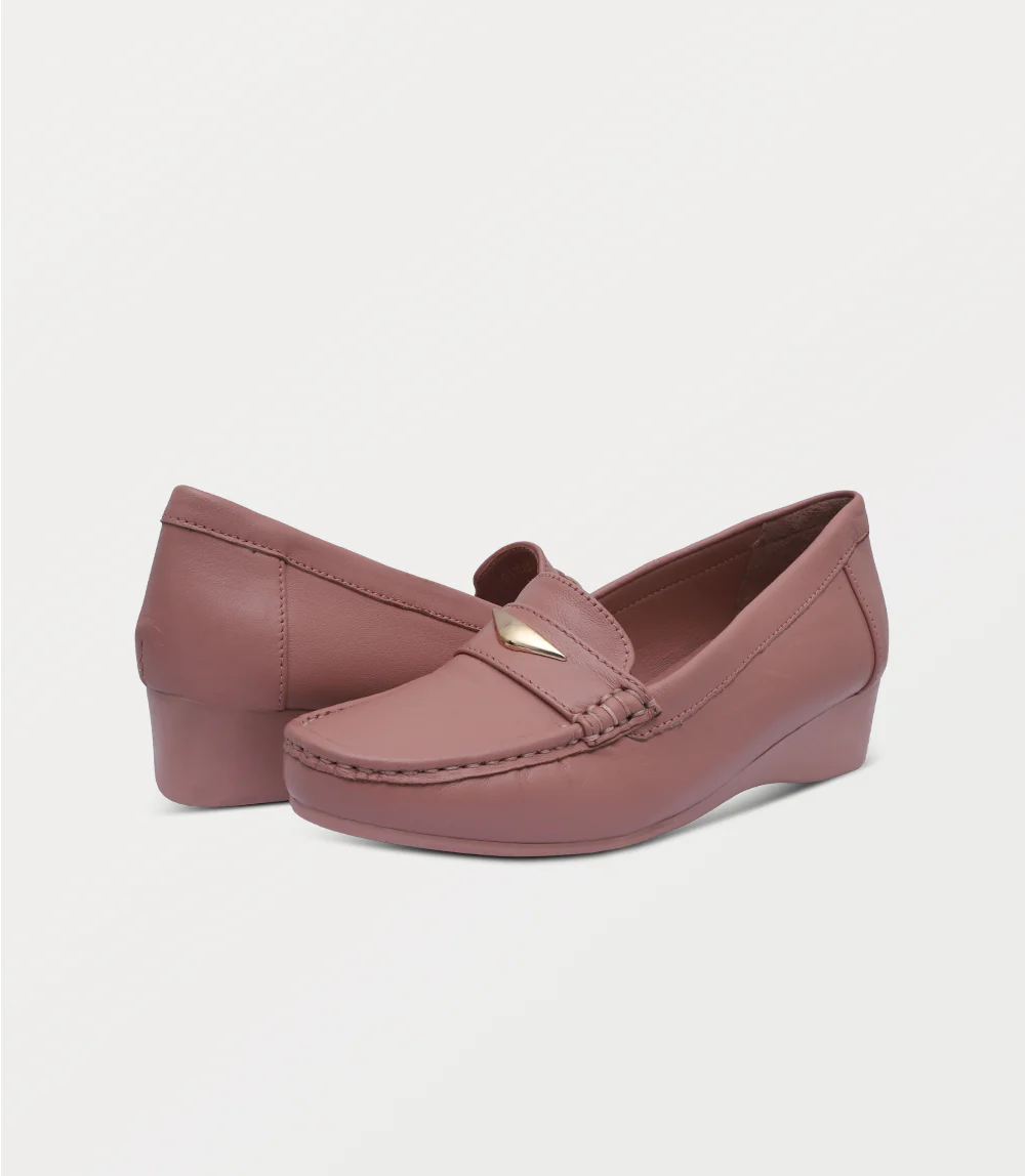 Women Moccasin-TAN - Image 3