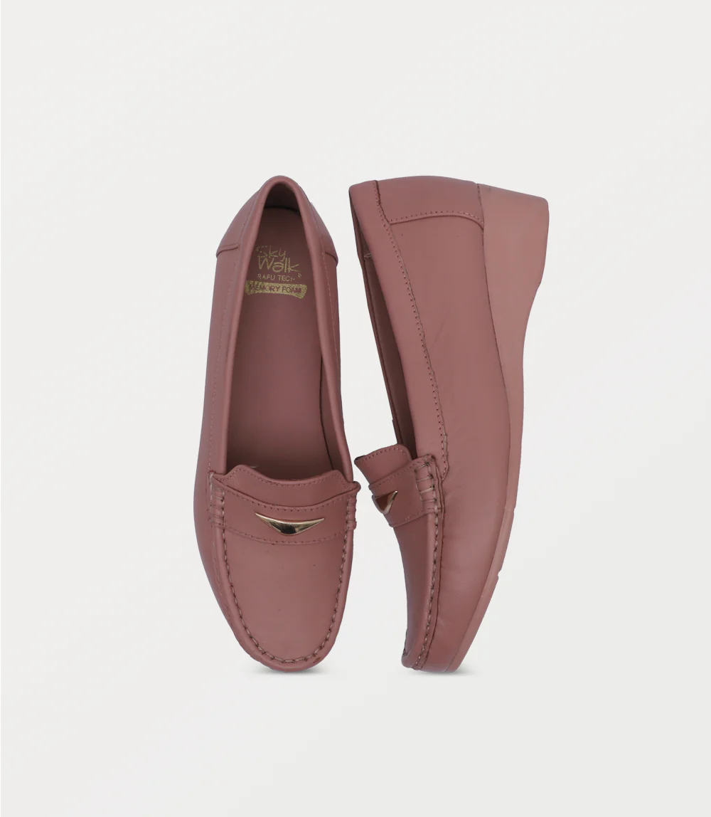 Women Moccasin-TAN - Image 4