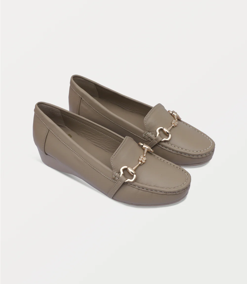 Women Moccasin-BEIGE - Image 2