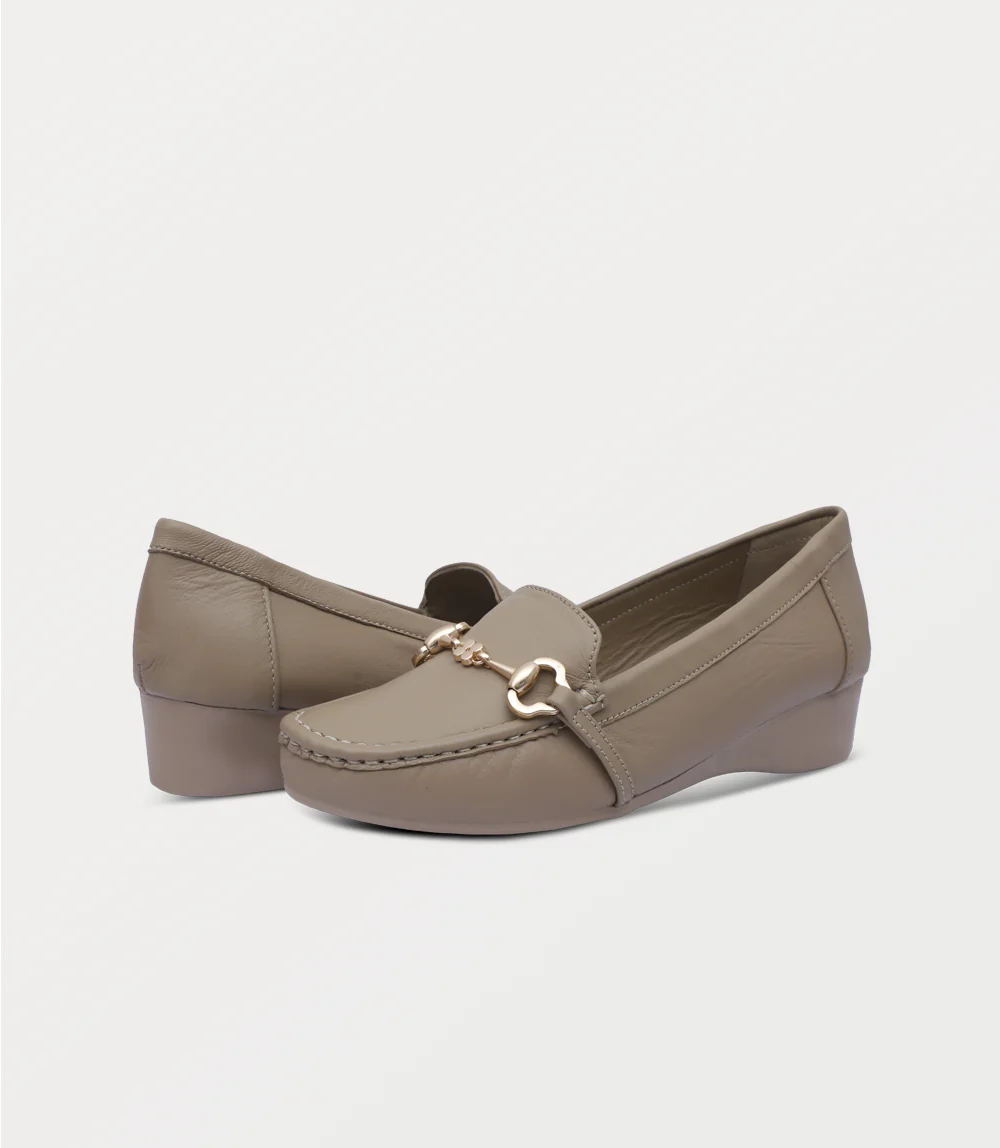 Women Moccasin-BEIGE - Image 3
