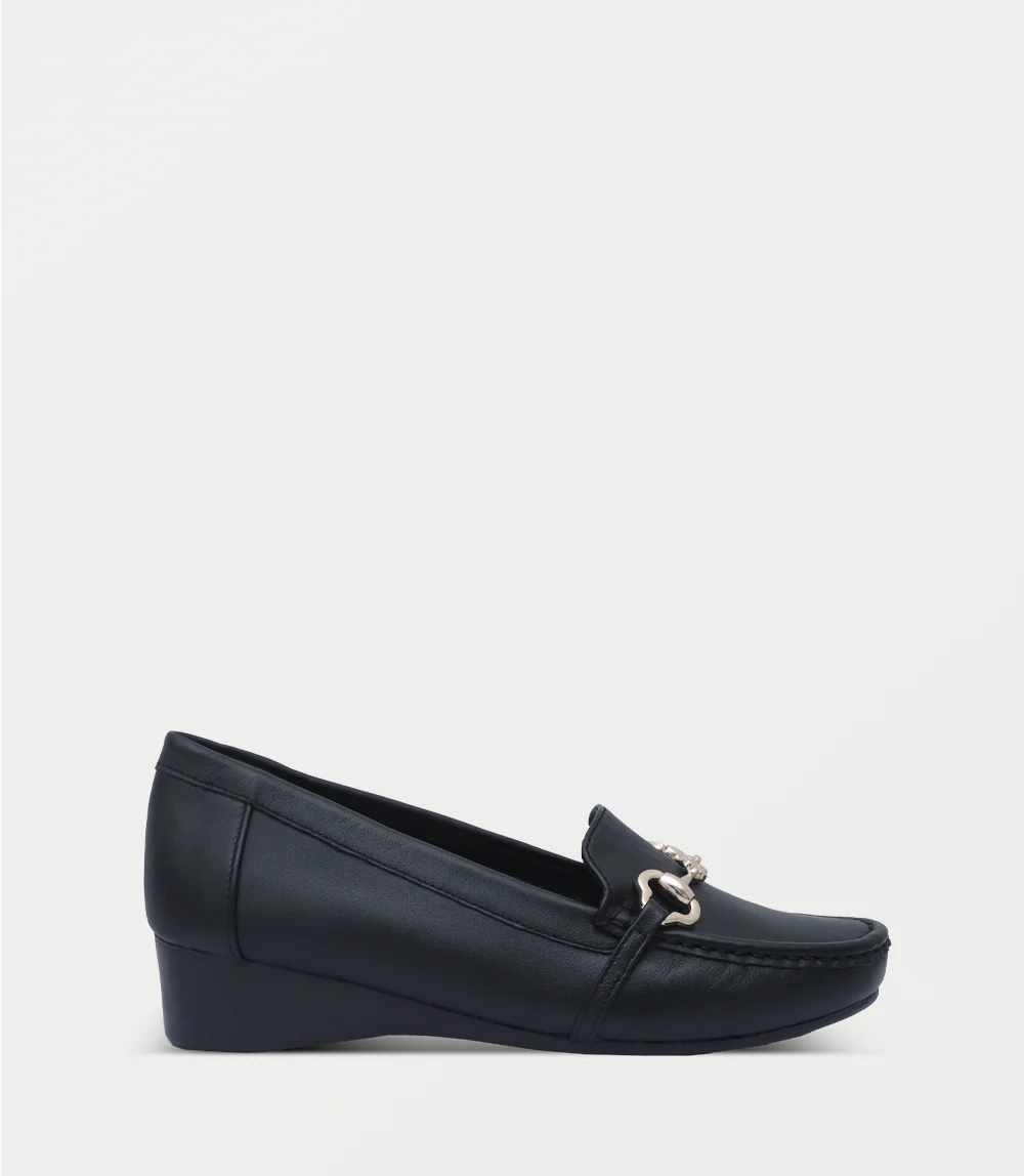 Women Moccasin-BLACK